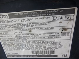 1995 TOYOTA TRUCK GRAY STD CAB 2.4L MT 2WD Z18203